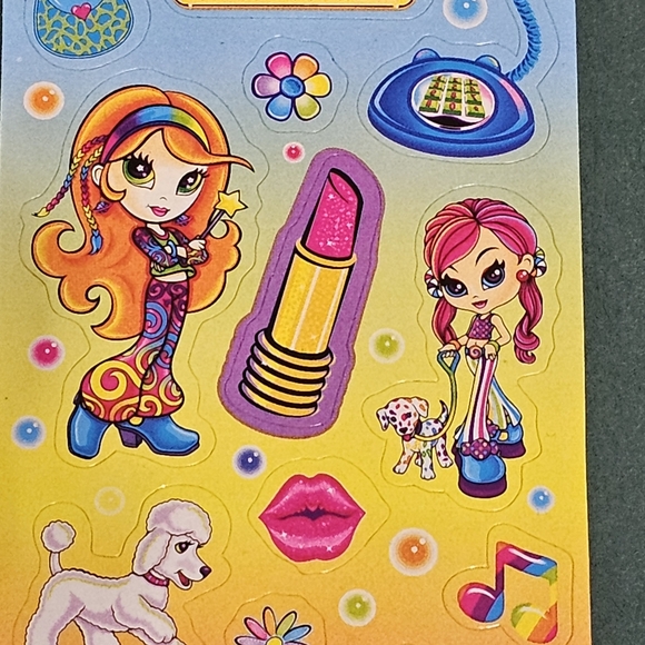 Lisa Frank I Love To Shop Sticker Strip - 23 Stickers - Picture 6 of 9